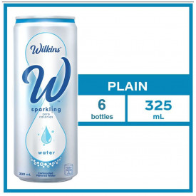 Wilkins Sparkling Water Plain 330mL - Pack of 6