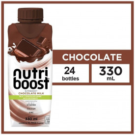 Nutriboost Chocolate Milk 330mL - Pack of 24