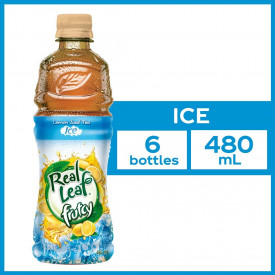 Real Leaf Frutcy Lemon Ice 480mL - Pack of 6
