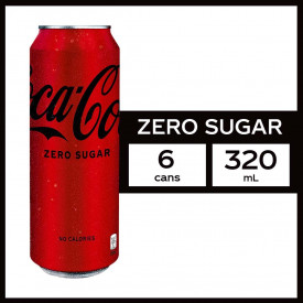 Coca-Cola Zero Sugar 320mL Pack of 6