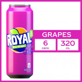 Royal Tru-Grape 320mL Pack of 6