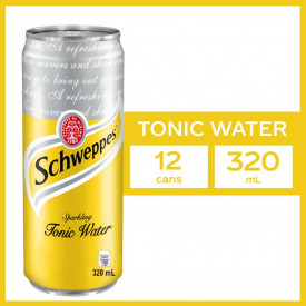 Schweppes Tonic Water 320mL Pack of 12