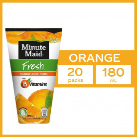 Minute Maid Fresh Orange Tetra 180mL Pack of 20