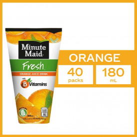 Minute Maid Fresh Orange Tetra 180mL Pack of 40
