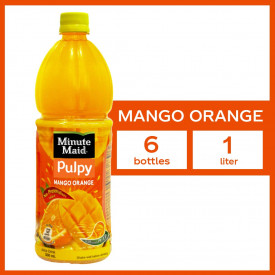 Minute Maid Pulpy Mango Orange 1L Bottle Pack of 6