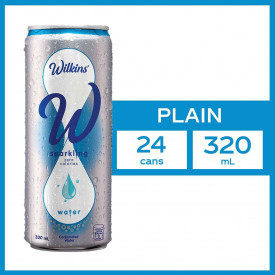 Wilkins Sparkling Water Plain 320mL - Pack of 24