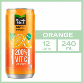 Minute Maid Nutri+ Orange 240mL - Pack of 12