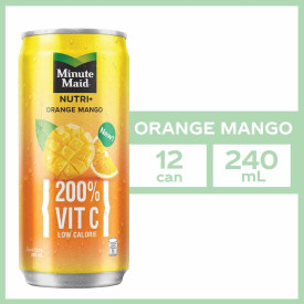 Minute Maid Nutri+ Orange Mango 240mL - Pack of 12