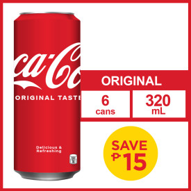 Coca-Cola Original Taste 320mL Save Php 15 Multipack