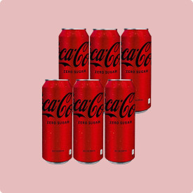 Coca-Cola Zero Sugar 320mL - Pack of 6