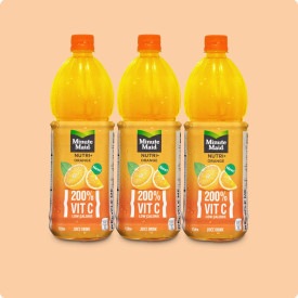 Minute Maid Nutri+ Orange 1L - Pack of 3