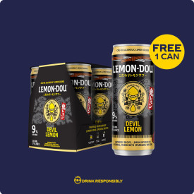 [BUY 5, GET 1 FREE] Lemon Dou Devil Lemon 330mL - Pack of 6