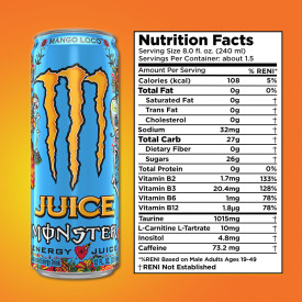 Monster Energy Mango Loco 355ml - Pack of 2
