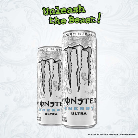 Monster Energy Ultra White 355ml - Pack of 2