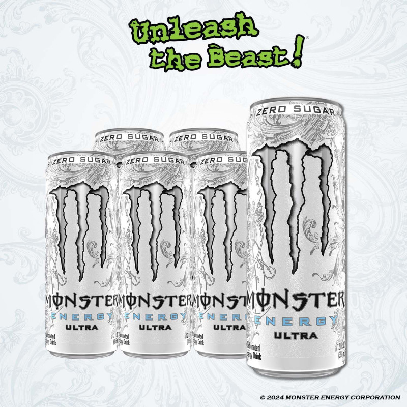 Monster Energy Ultra White 355ml - Pack of 6