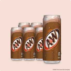 A&W Root Beer 320ml - Pack of 6