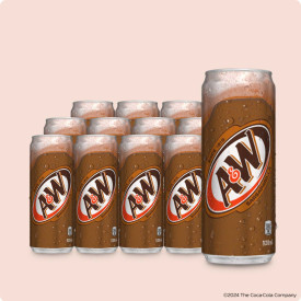 A&W Root Beer 320ml - Pack of 12