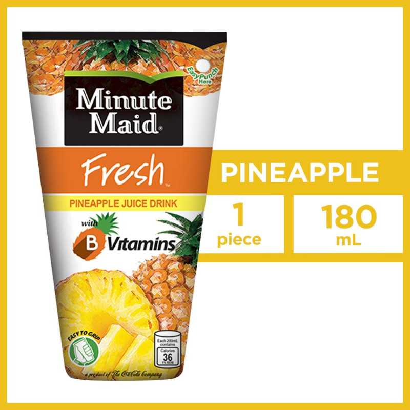 Minute Maid Fresh Pineapple Tetra 180mL