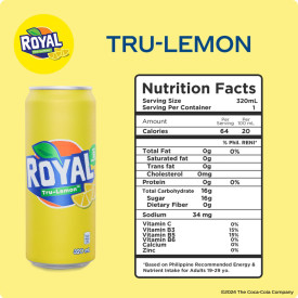 Royal Tru-Lemon 320mL