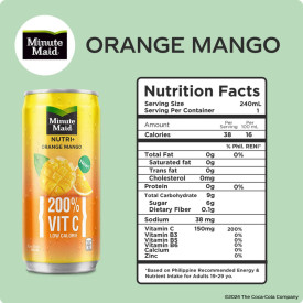 Minute Maid Nutri+ Orange Mango 240mL