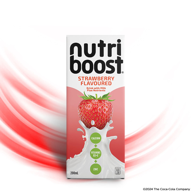 Nutriboost Strawberry Flavoured Drink with Milk 200ml