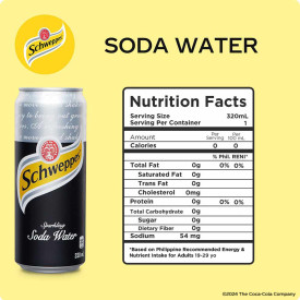 Schweppes Soda Water 320mL - Pack of 3