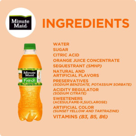 Minute Maid Fresh Orange 800mL - Pack of 6