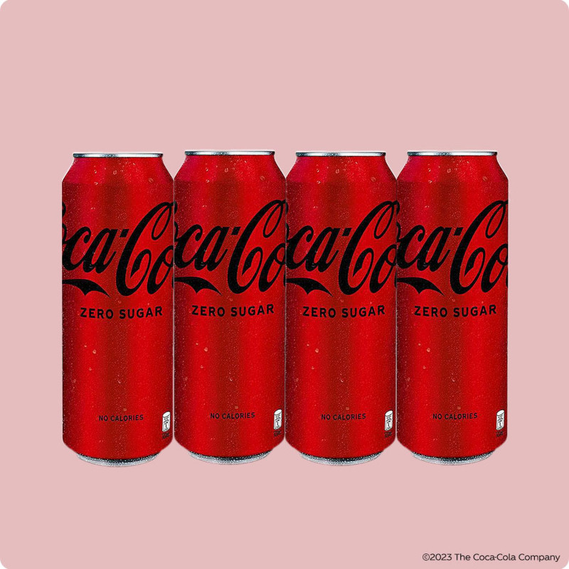 Coca-Cola Zero Sugar 320mL - Pack of 4
