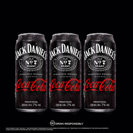 Jack & Coke 320ml 7% ABV - Pack of 3