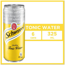 Schweppes Tonic Water 320mL - 6 pack