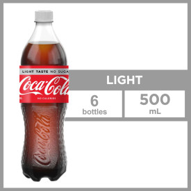Coca-Cola Light Taste 500mL - Pack of 6