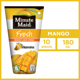 Minute Maid Fresh Mango Tetra Juice 180mL - Pack of 10
