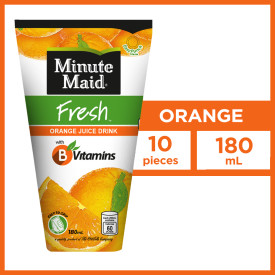Minute Maid Fresh Orange Tetra Juice 180mL - Pack of 10