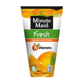 Minute Maid Fresh Orange Tetra Juice 180mL - Pack of 10