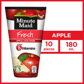 Minute Maid Fresh Apple Tetra Juice 180mL - Pack of 10