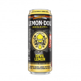 Lemon-Dou Devil Lemon 330 mL Chu-hi Pack of 4 Cans